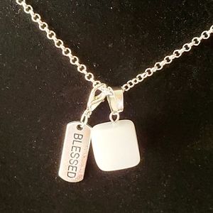 White Coral  30"\ .925 Sterling Silver Necklace